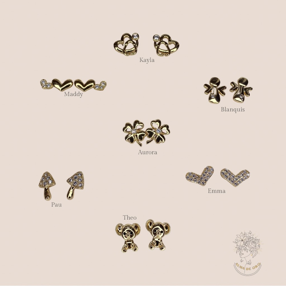 Gold Filled Stud Earrings